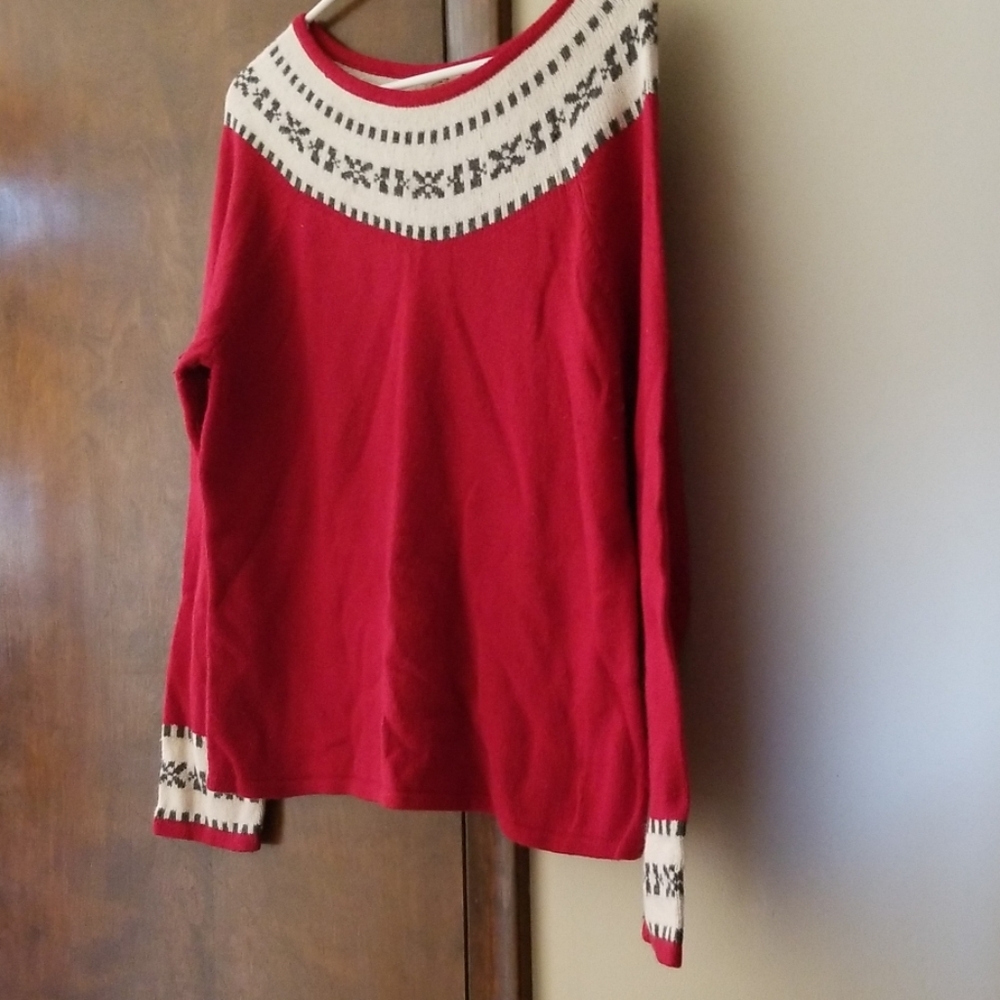 B. Moss Red sweater